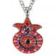 Pomegranates Necklace - Red NPM-3