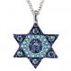 Star of David Necklace - Blue NST-2