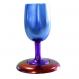 Anodize Aluminum Kiddush Cup and Plate - Blue Red CUMP-3
