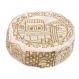 Hand Embroiderey Hat - Jerusalem in gold HAE-2