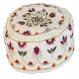 Hand Embroiderey Hat - Pomegranates gold HME-1W