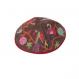 Hand Embroiderey Kippah - birds multicolor YAE-10