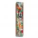 Large Wooden Mezuzah - Deer and bird MZL-2