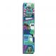 Large Wooden Mezuzah - Jerusalem Blue MZL-4