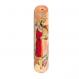 Small Wooden Mezuzah - Davids Harp MZS-12