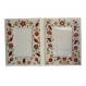 Embroidered Picture Frame (Double) - Pomegranates FEL-2