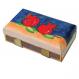 Kitchen Size Painted Wooden Match Box - Pomegranates MBM-6