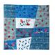 Patches Embroidered Pillow Cover - Pomegranates (Blue) PMA-3