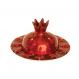 Anodize Aluminium Pomegranates Honey Dish - Red HPMC-1