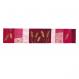 Raw Silk Runner - Wheat maroon RWM