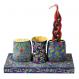 Wooden Shabbat and Havdallah Set - Oriental HA-1