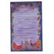 Magnetic Notepad - peacocks (Large) ML-6