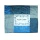 Embroidered Plata (Hot Plate) Cover - Pomegranates (Blue) PCE-3