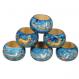 Six Wooden Napkin Rings - Oriental RN-3