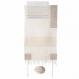 Embroidered Cotton Tallit – The Matriarches in silver THE-6