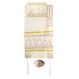 Embroidered Raw Silk Tallit - Sheaves of weat TFA-6