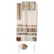 Raw Silk Appliqued Stripes Tallit – Gold TRA-2