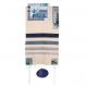 Raw Silk Appliqued Tallit – Crown TSD-3
