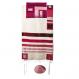 Raw Silk Tallit with stripes – Maroon on white TRS-2