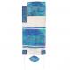 Hand-Painted Silk Tallit – Jerusalem Gate White TS-4W