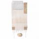 Embroidered Cotton Tallit – The Matriarches in gold THE-7