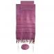 Hand Woven Silk Tallit – Maroon THW-5